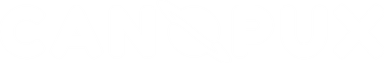 Canopux wordmark with ringed planet mark replacing the letter O